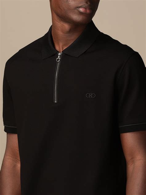 ferragamo t shirt|ferragamo black polo shirt.